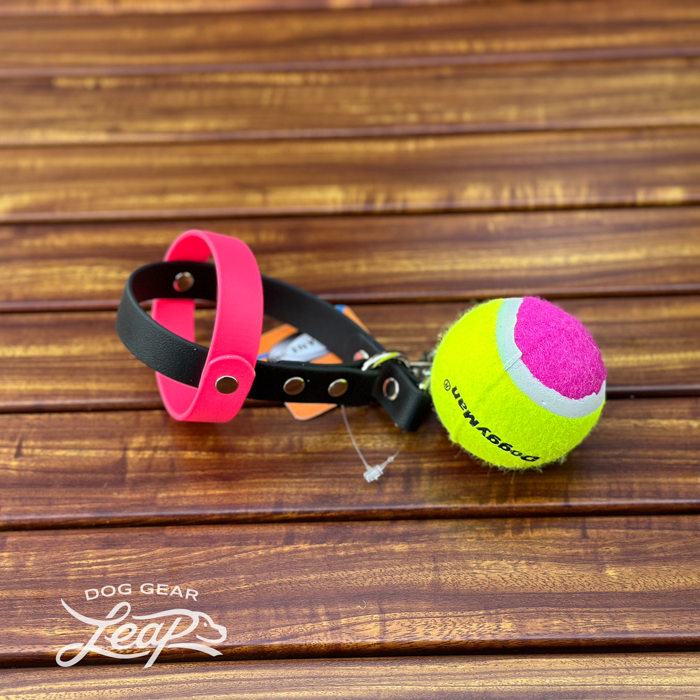 【LEAPオリジナル】BioThane製ボールホルダー(ノーパンクボール大 1個付き)