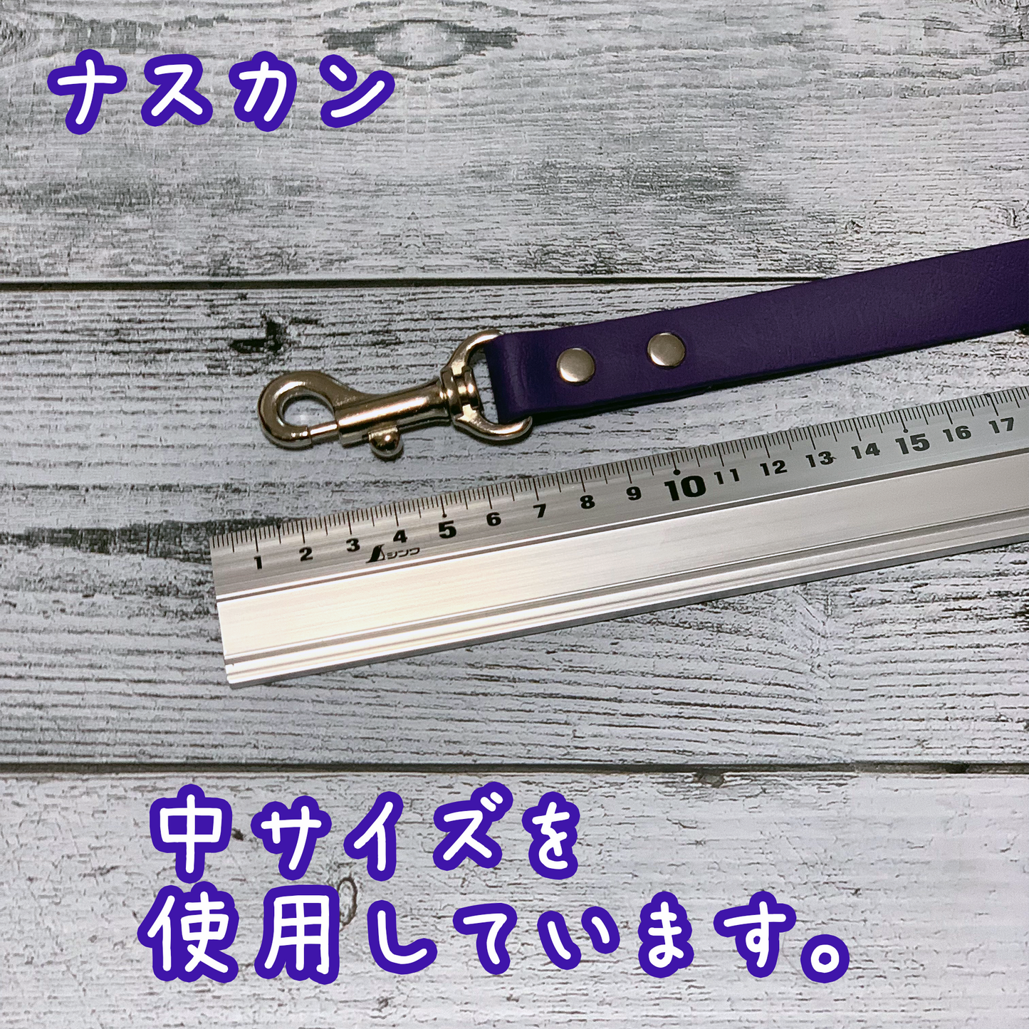 【LEAPオリジナル】 BioThane製 120cmリード 幅1.9cm(セミオーダー)