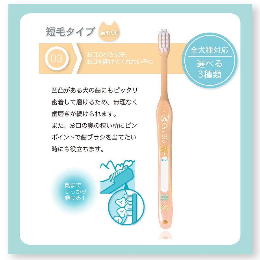 Ora Bio オーラバイオブラシ 短毛タイプ【日本製】